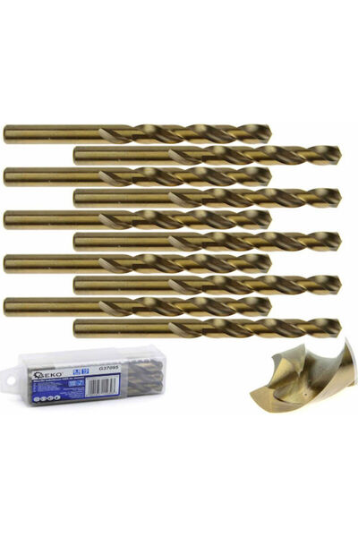 GEKO Burghiu diamantat HSS cu coadă cilindrică pentru metal 9.5mm Cod: G37095