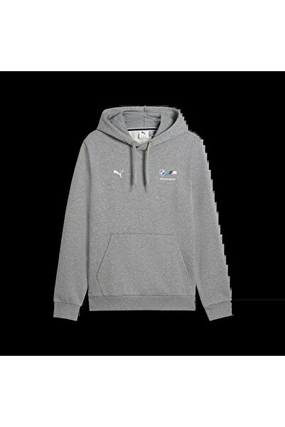 Puma BMW MMS Ess Hoodie Ft Gri Erkek Sweatshirt