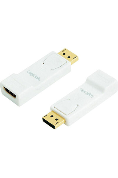 LogiLink CV0057 Convertor DisplayPort tată la HDMI mamă Alb 1 buc.