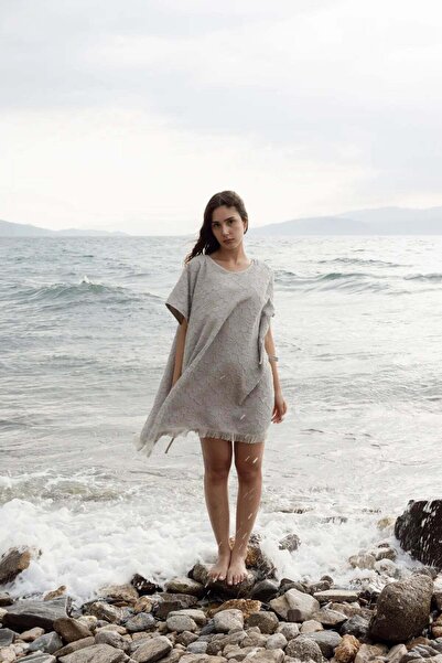 İrya Hibisca 100% Cotton Beach Poncho Fresh Mint