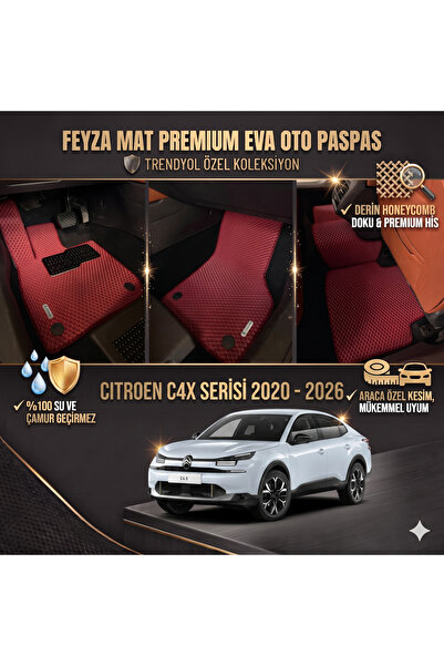 FEYZA OTO CITROEN C4X 2020-2026 SERİSİ ARACA ÖZEL EVA PASPAS TAKIMI FEYZA MAT