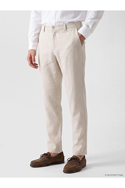 LC Waikiki Standard Fit Linen-Look Men's Chino Pants from Uzg Store for Style...