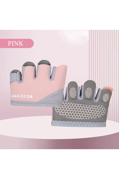 Choice8 M Pink GTUBIKE 1 Pair Small Lightweight Four-Finger Workout Gloves – ...