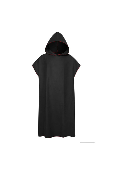 Choice4 Black Quick Dry Changing Robe Hooded Absorbent Bathrobe Super Absorbe...