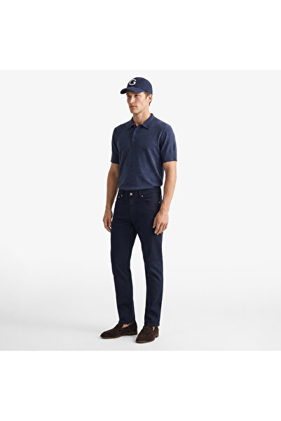 Gant Erkek Lacivert Slim Fit Jean