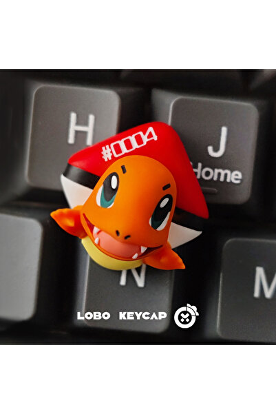 choice2 Charmander Cartoon Cute Squirtle Psyduck Keycap Personality Anime Per...