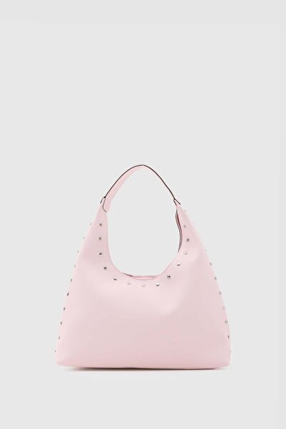 Shule Bags Andi Staple Detailed Hand and Shoulder Powder Pink