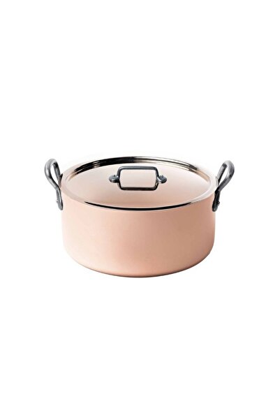 De Buyer Oala cu capac Inocuivre Tradition, deBuyer, Cupru/Inox, 3.3 l, 20 cm...