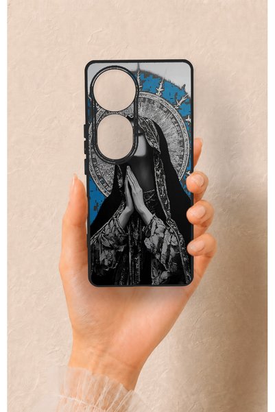 Vip Case Vivo V40 Compatible Nun Patterned Silicone Case
