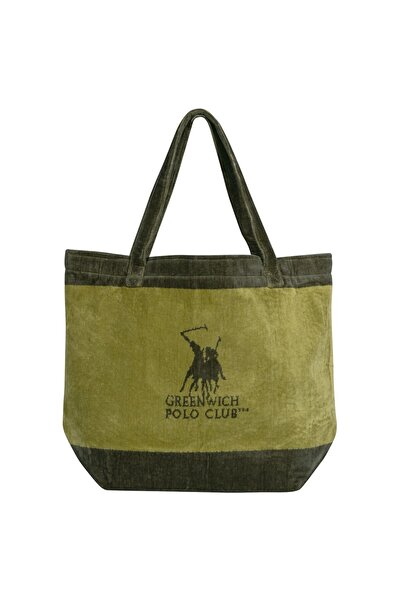 Greenwich Polo Club Τσάντα Παραλίας 3859 55x40 Λαδί-Χακί