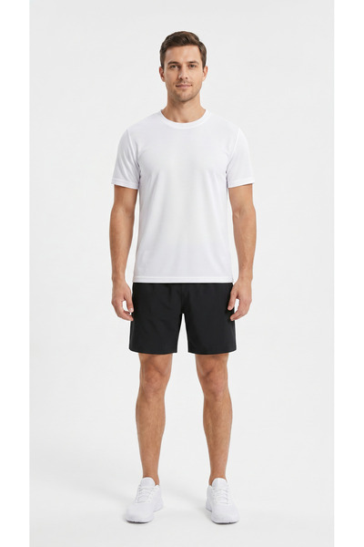 ODİN ATLAS Tricou sportiv pentru bărbați, de culoare albă, respirabil, care e...