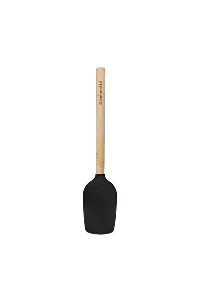 Kitchenaid Spatula CLASSIC, silicon/bambus, bej/negru