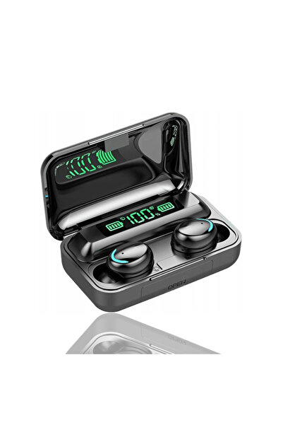 OEM Ασύρματα Ακουστικά Bluetooth TWS με Βάση Φόρτισης F9+5C Μαύρα