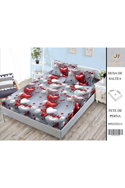 OEM Satin Cotton Bed Cover 2 Persons 3 Pieces with Elastic 160x200 cm, Model ...