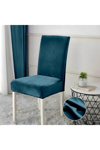 naniland.ro Velvet Chair Velvet 4 Pieces with Stretchy 35-48 cm, Model E-01-