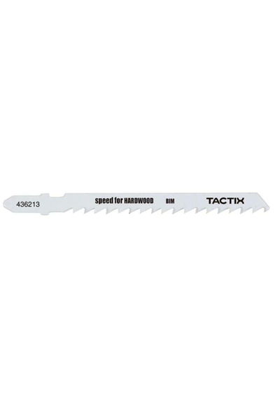 Tactix 436213 Λάμες Κοπής Ξύλου Σέγας, Bi-metal, Χονδρό Δόντι, 100 mm