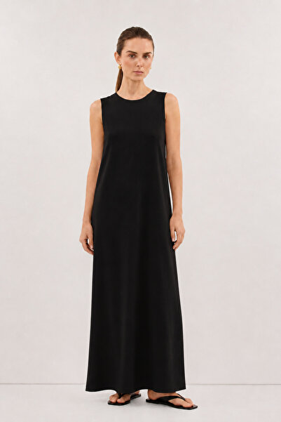Mevra Lunea |   Modal Dress with Straps Black
