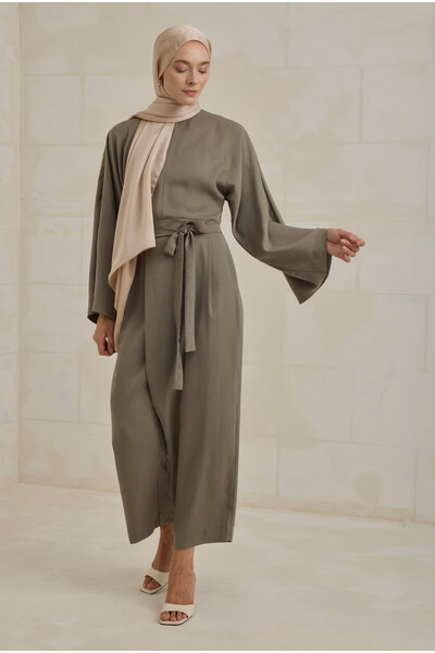 HEQA Flowy Shalwar Jumpsuit Mold Green