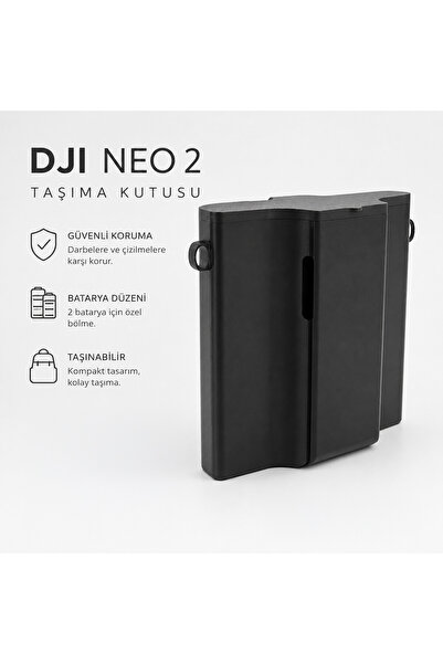 Tofu DJI NEO 2 İçin Taşıma Kutusu + Batarya Bölmeli