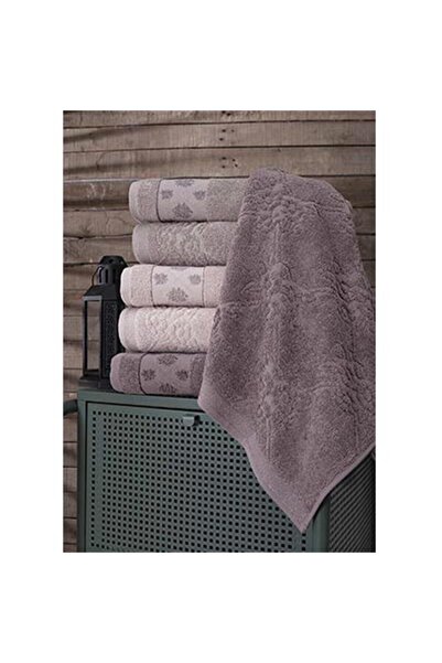 Pupilla Pamuk 6'Lı Paket El-Yüz Havlu 50*90 Lavanta