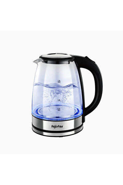 fujistar glass kettle 1.8l electric -Model FSKT401- double light, borosilicat...