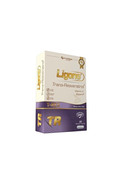 Rcfarma Ligone Trans-Resveratrol Vitamin C Bioperin 500 mg 30 Kapsül