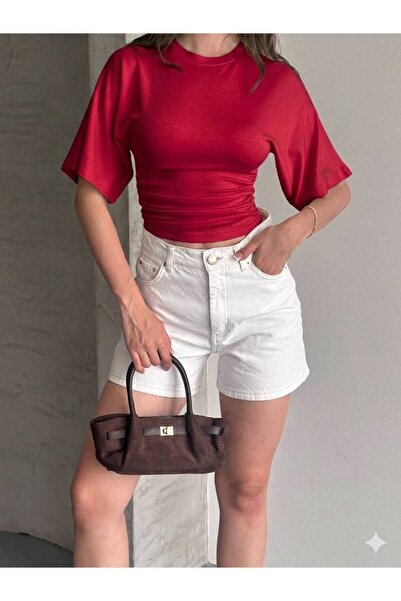 Butik Beyza Waist-Tied Viscose Blouse