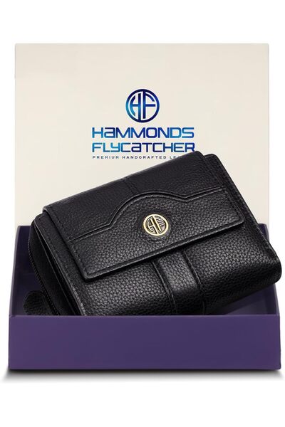 HAMMONDS FLYCATCHER Leather Ladies Wallet for Woman with 14 Card Slots - Clut...