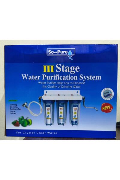 Generic Water Filter 3 multistage filtration system with full connection acce...