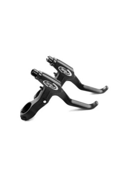 Generic 1 Pair Aluminum Alloy V-brake Brakes Lever Mountain Bike Bicycle Handle Crank Brake Black