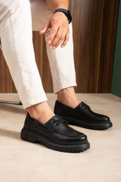 pabucmarketi Lace-Up Men's Casual Shoes Black