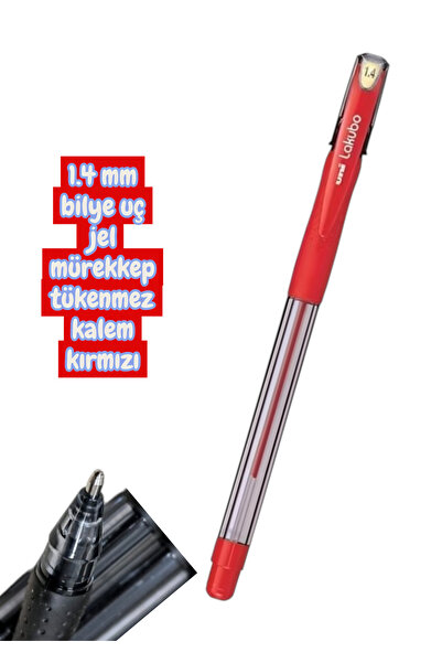 SEYFİKİRTASİYE Uni-ball ballpoint pen lakubo 1.4 mm ball tip, non-drip model,...