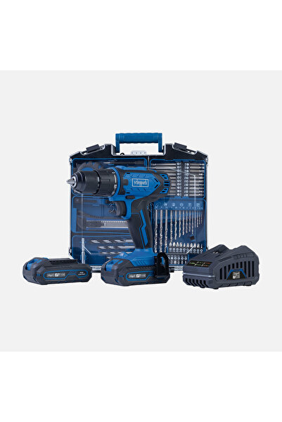 Scheppach C-DTB74/1-X 20V 2x2AH Akülü Vidalama (74 Parça Aksesuar Seti Dahildir)