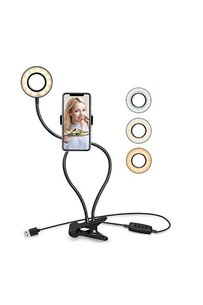 Jumbo Suport Telefon Mobil Ring Light LED cu Lumina pentru Fotografii 12 W, p...