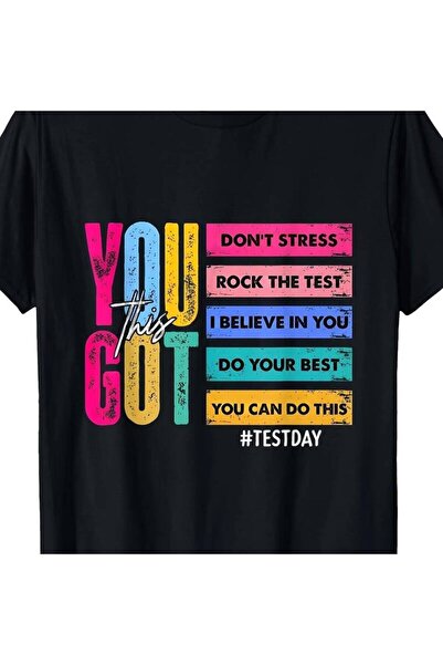 212Wear Testing Day You Got This Do Not Stress Rock The Test School Unisex T ...