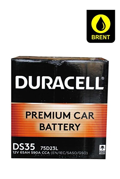 Duracell 65 Amp Original Long Life Car Battery | Car Battery DS35 75D23L 12 V