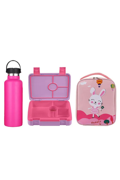 STAR BABiES - Back To School Bundle - Pack of 3 - Rabbit - Pink