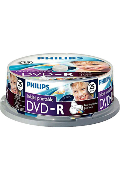 Philips DM4S6B25F Εγγράψιμο DVD-R 16x 4.7GB Κουτί 25 τεμαχίων 25 τεμάχια Κωδι...