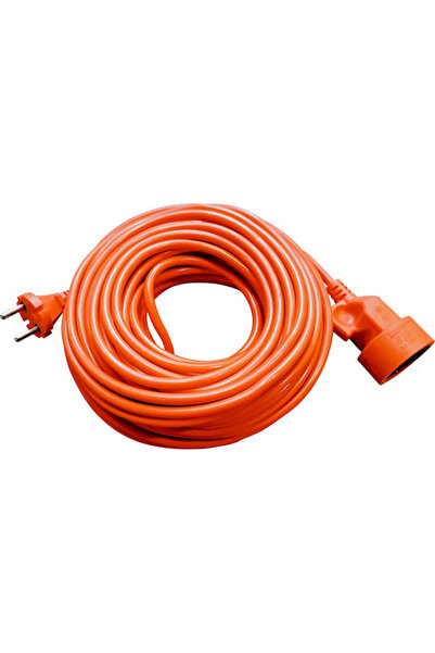 Plastrol Cablu prelungitor 2 x 1mm²/15m Portocaliu Cod: W-98938