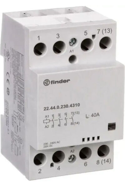 finder Comutator pe șină 230V 40A