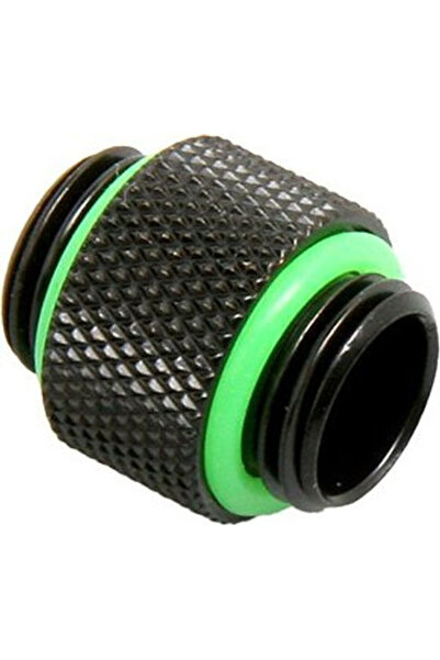 Bitspower Adaptor drept G1/4 inch tată la G1/4 inch tată, lung, negru mat
