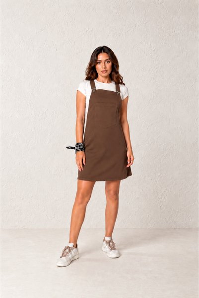 Viva Vogue Modern Kesim Gabardin Kısa Elbise
