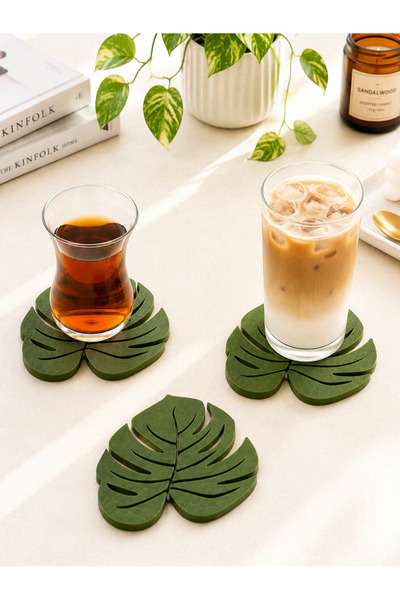 ARPAT NEXT 3 Pieces Leaf Coasters