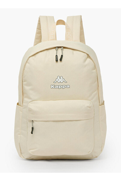 Kappa Logo Print Backpack for Kids 8-13 Years with Adjustable Straps