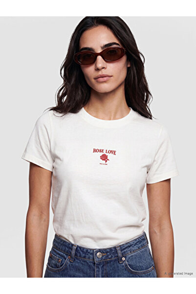 LC Waikiki Timeless Clothing & Timeless Choices Printed 100% Cotton Women's T...
