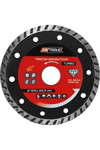 AwTools Disc de tăiere pentru materiale de construcții, diametru 230mm, 1 bucată