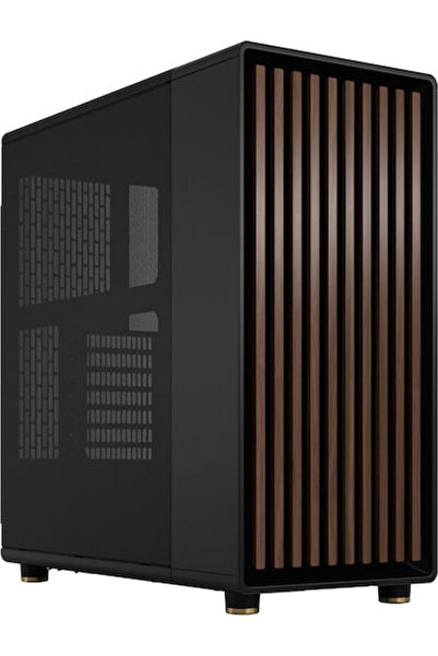 Fractal Design Carcasă PC North Gaming Midi Tower cu fereastră laterală, Negr...