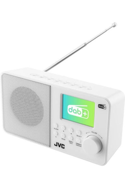 JVC RA-E611W-DAB Radio de masă cu baterii DAB+ Alb
