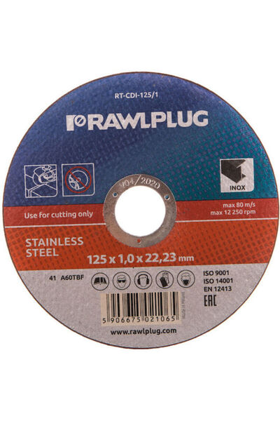 RAWLPLUG Disc de tăiere metal, diametru 125mm, 1 bucată