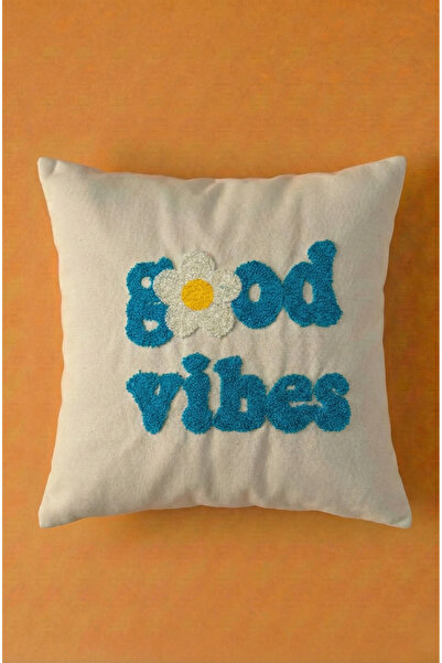 Maharat غطاء وسادة بتصميم منقوش من Good Vibes